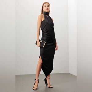 Arias New York Asymmetrical Dress Black